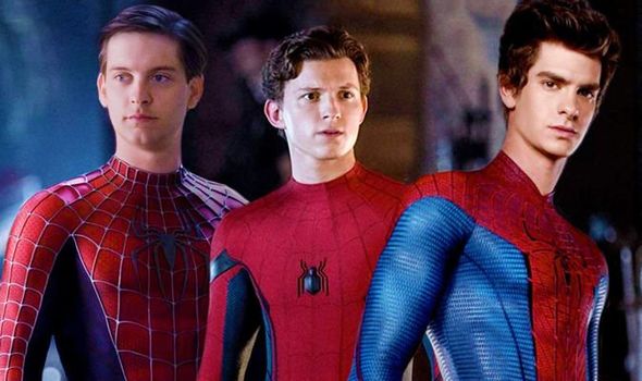 Spider Man Stars Tom Holland Tobey Maguire And Andrew Maguire 1350250